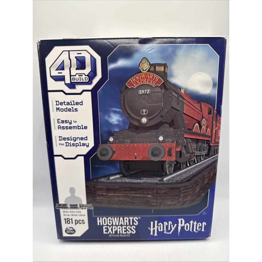 New In Box Harry Potter Hogwarts Express 4d Puzzle Model Kit NIB